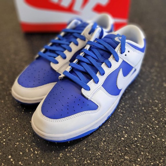 Nike Dunk Low Racer Blue and White Reverse Kentucky - Men's Sz 10.5 DD1391-401 - Picture 2 of 8